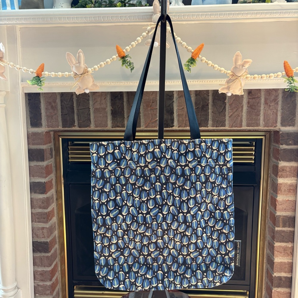 Amelin Archive Moderne / Kelmscott Canvas Tote Interior Pockets NWOT